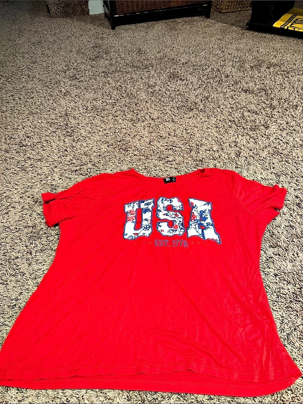 JUICY Graphic Short Sleeve Tee Red XL